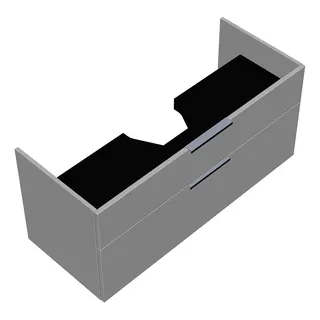sanibel-Waschtisch-Unterbau 2.0 FLEX WXNT115 1150mm breit Schubl/Auszug Weiß Matt