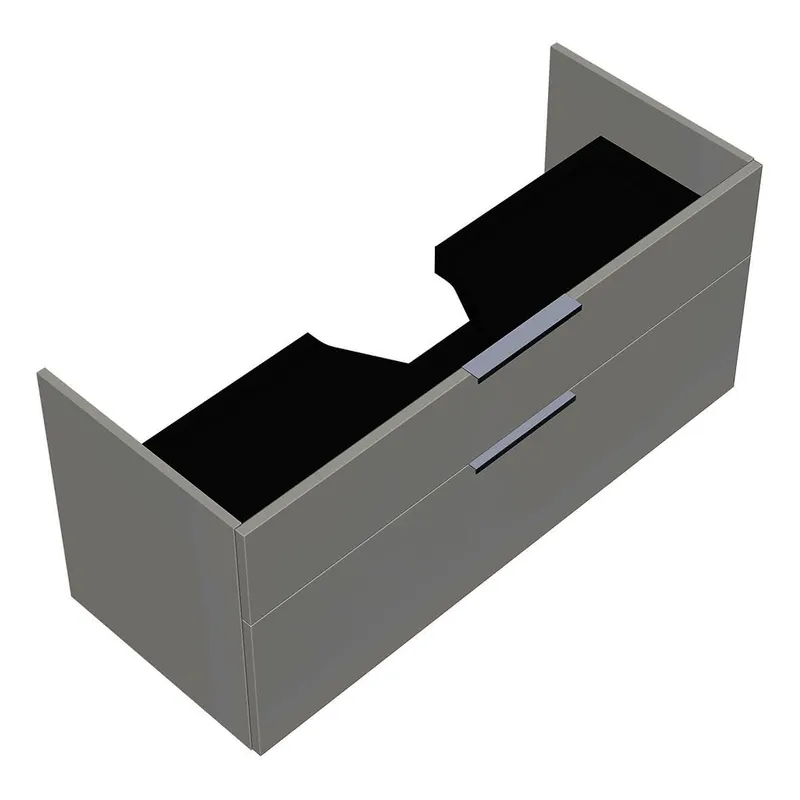 sanibel-Waschtisch-Unterbau 2.0 FLEX WXNT115 1150mm breit Schubl/Auszug Weiß Glänzend