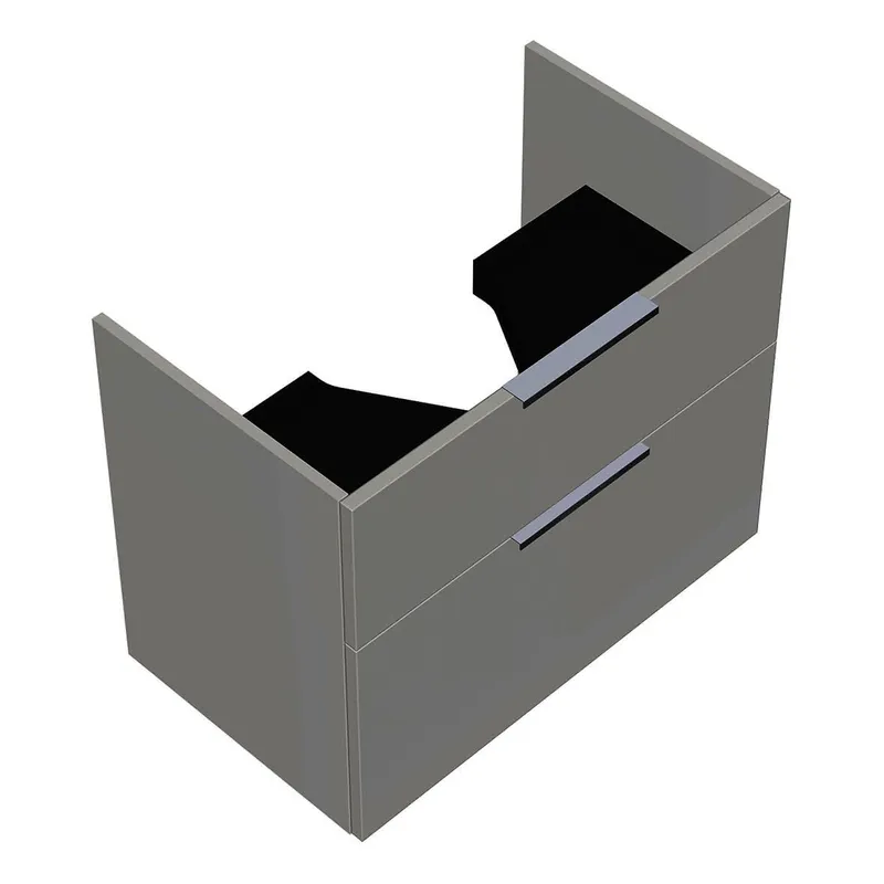 sanibel-Waschtisch-Unterbau 2.0 FLEX WXPF075 750mm breit Schubl/Auszug Weiß Glänzend