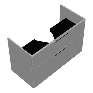 sanibel-Waschtisch-Unterbau 2.0 FLEX WXPF095 950mm breit Schubl/Auszug Weiß Matt