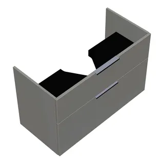 sanibel-Waschtisch-Unterbau 2.0 FLEX WXPF095 950mm breit Schubl/Auszug Weiß Glänzend