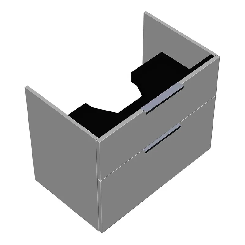 sanibel-Waschtisch-Unterbau 2.0 FLEX WXPV075 750mm breit Schubl/Auszug Weiß Matt