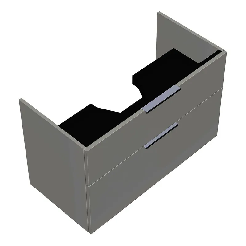 sanibel-Waschtisch-Unterbau 2.0 FLEX WXPV095 920mm breit Schubl/Auszug Weiß Glänzend