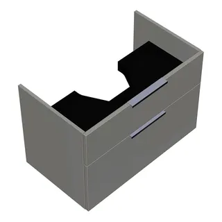 sanibel-Waschtisch-Unterbau 2.0 FLEX WXGT077 770mm breit Schubl/Auszug Weiß Glänzend