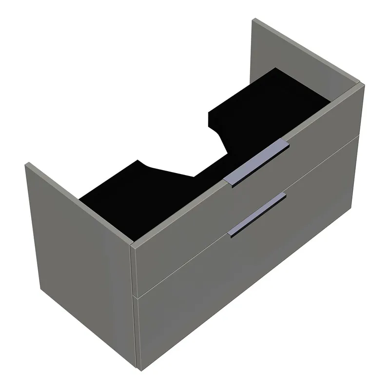 sanibel-Waschtisch-Unterbau 2.0 FLEX WXGT092 920mm breit Schubl/Auszug Weiß Glänzend