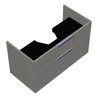 sanibel-Waschtisch-Unterbau 2.0 FLEX WXGT092 920mm breit Schubl/Auszug Weiß Glänzend