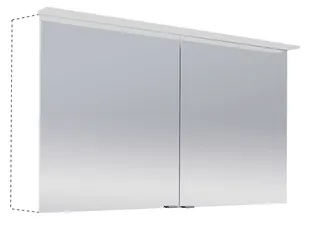 sanibel-Spiegelschrank ALU-TREND WLA-D Wandeinbau 600x716x150mm LED 2-türig