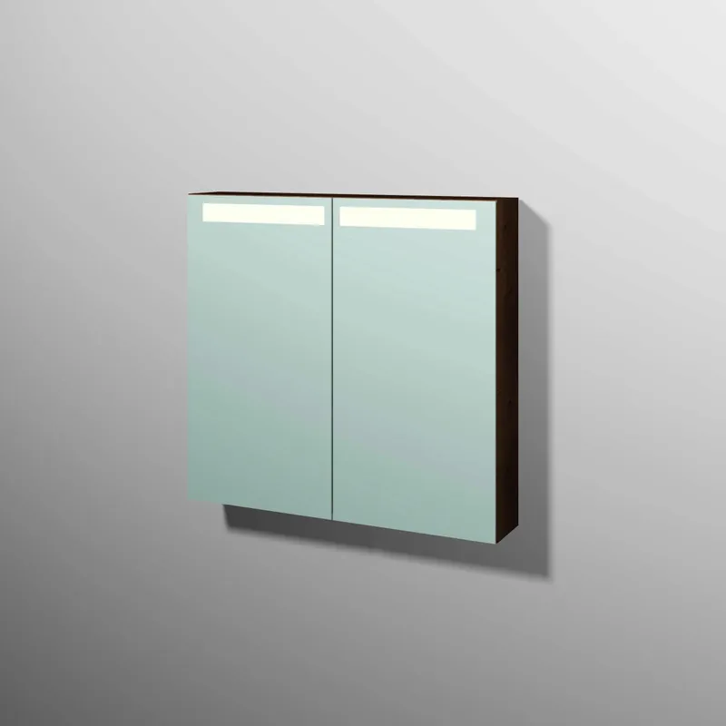 sanibel 5001 Spiegelschrank SD51250 800x746x149mm Eiche-Tabak