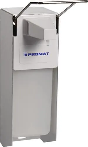 Desinfektions- u.Spender H165xB95xT290ca .mm ABS m.Hebel weiß 1l PROMAT