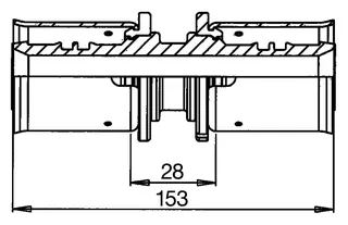 comfort-press-Metall-Kupplung A22 75mm – Bild 2