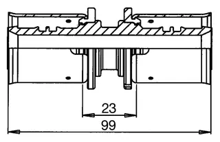 comfort-press-Metall-Kupplung A22 50mm – Bild 2