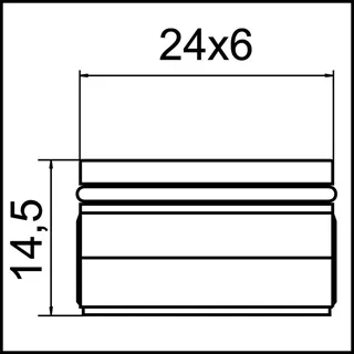 NEOPERL Rechteckstrahlregler 24x6 mm – Bild 2