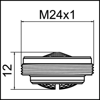 NEOPERL COIN SLOT Strahlregler hellblau, M24x1 A=13.5-15 l/min – Bild 2