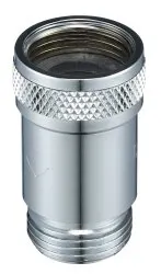 NEOPERL Rückflussverhinderer-Nippel verchromt/IG x AG, 3/8" x 3/8" DW15