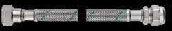 NEOPERL NEOFLEX Panzerschlauch DN8 m. VS IG x Quetschverschr., 3/8" x 10mm 30 cm