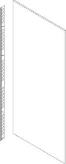Koralle Wandschiene X88 Free X88UPW für Unterputzmontage