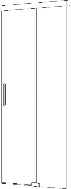 Koralle Schiebetür S600Plus DSN2 R 120 1185-1200x2000 sih/sih ESG trans.