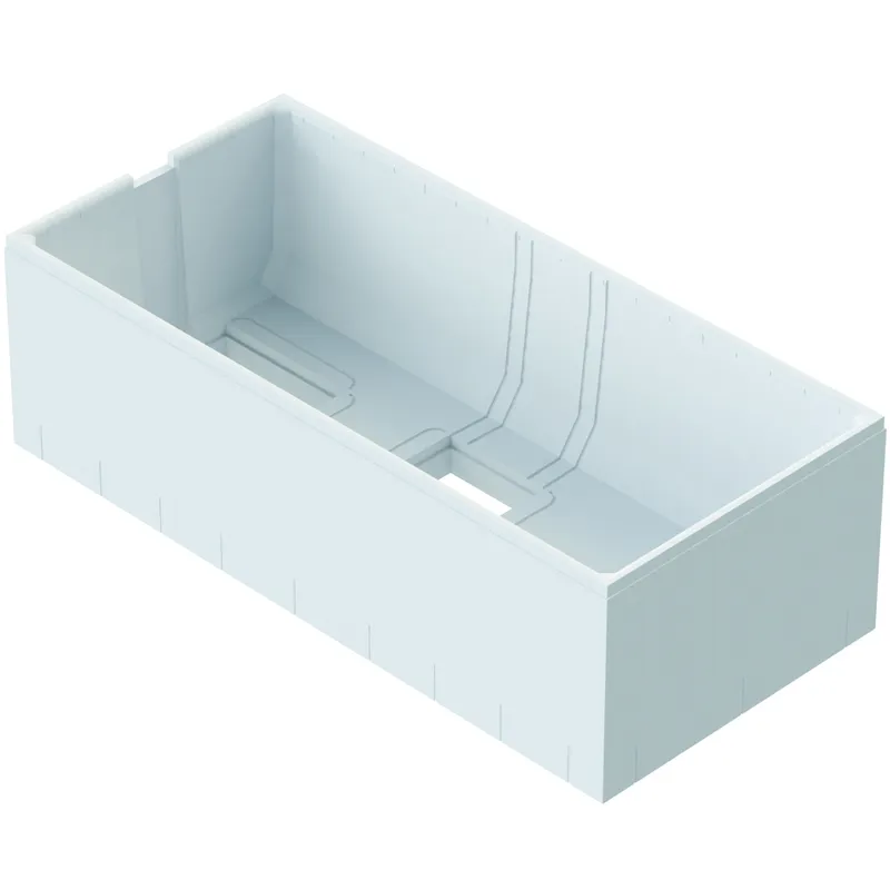 sanibel-Wannenträger für SCALIDO Stahl- Badewanne 1700x750mm Kopfteil links