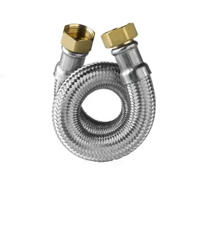 comfort-Flexibler Schlauch Edelstahlumf. A22 DVGW ÜM/ÜM DN 15 (1/2")x300x12,6mm