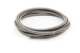 comfort-Edelstahlwellrohr A22 DN15(1/2") 16,5mm Außendurchm. Rolle 4 Meter lang