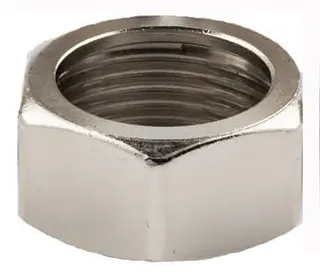 comfort-Mutter für Edelstahlwellrohr- Verschraubung DN 15 (1/2") aus Messing