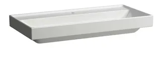 SCALIDO-Waschtisch eckig 1000x475mm 1HL ohne Überlaufloch unterbaufähig weiß
