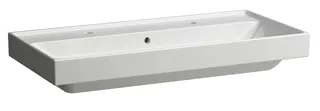 SCALIDO-Aufsatzwascht. eckig 1000x475mm mit SCC 2 HL m. ÜL unterbaufähig weiß