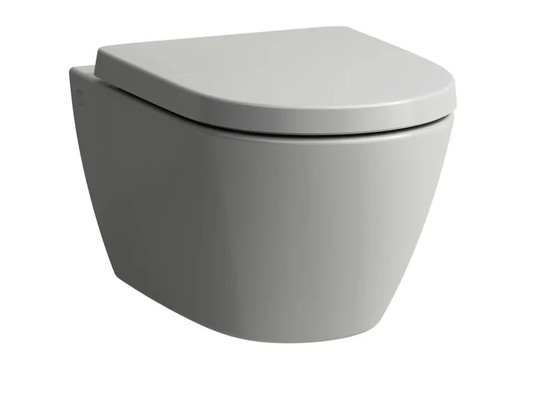 SCALIDO-Wand-Tiefspül-WC spülrandlos Ausl. 540mm verdeckte Befestigung weiß