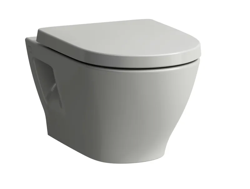 SCALIDO-Wand-Tiefspül-WC spülrandlos Ausl. 540mm sichtbare Befestigung weiß