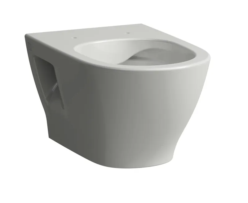 SCALIDO-Wand-Tiefspül-WC spülrandlos mit SCC Ausl. 540mm sichtbare Befest. weiß