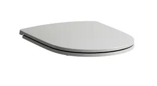 SCALIDO-WC-Sitz mit Deckel SLIM Absenk- automatik Edelstahl abnehmbar weiß