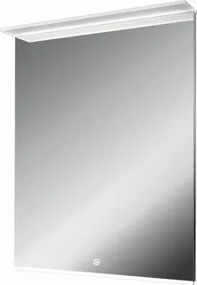 SCALIDO-Leuchtspiegel LED-SCGS Glassegel Brillantmod/Lichtw/Schalt 600x800x100mm