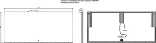 SCALIDO-Leuchtspiegel LED-SCGS Glassegel Brillantmod/Lichtw/Schalt 1800x800x100mm – Bild 2
