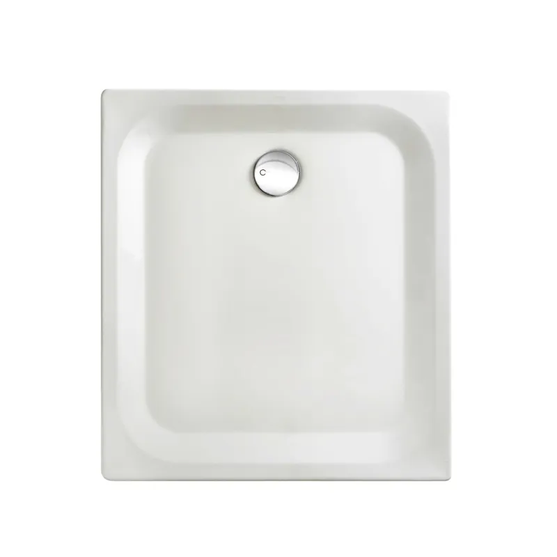 SCALIDO-Stahl-Duschwanne superflach AntirutschPro 1200x1000x35mm weiß