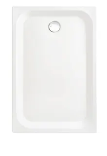SCALIDO-Stahl-Duschwanne superflach 1300x800x35mm weiß