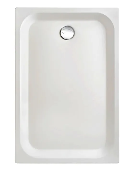SCALIDO-Stahl-Duschwanne superflach 1400x900x35mm weiß