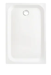 SCALIDO-Stahl-Duschwanne superflach AntirutschPro 1300x900x35mm weiß