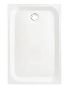 SCALIDO-Stahl-Duschwanne superflach mit Wannenträger 1400x900x35mm weiß