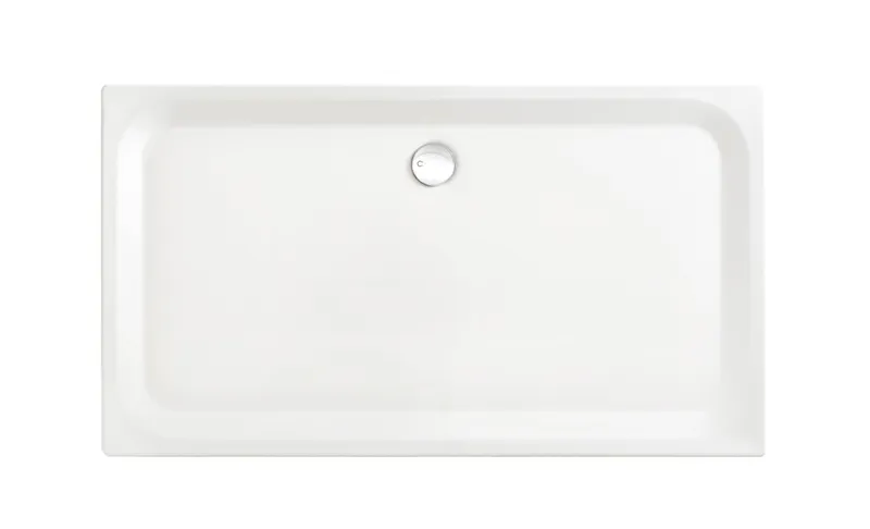 SCALIDO-Stahl-Duschwanne superflach 1600x800x35mm weiß