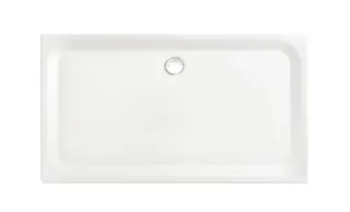 SCALIDO-Stahl-Duschwanne superflach 1600x900x35mm weiß