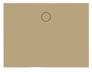 SCALIDO-Stahl-Duschfläche bodeneben 1200x900x30mm Beige