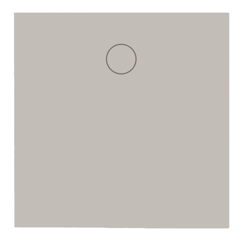SCALIDO-Stahl-Duschfläche bodeneben 900x900x30mm Silver