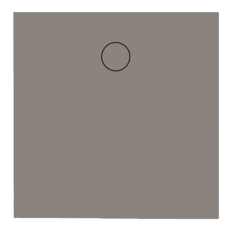 SCALIDO-Stahl-Duschfläche bodeneben mit Wannenträger 900x900x30mm Silver