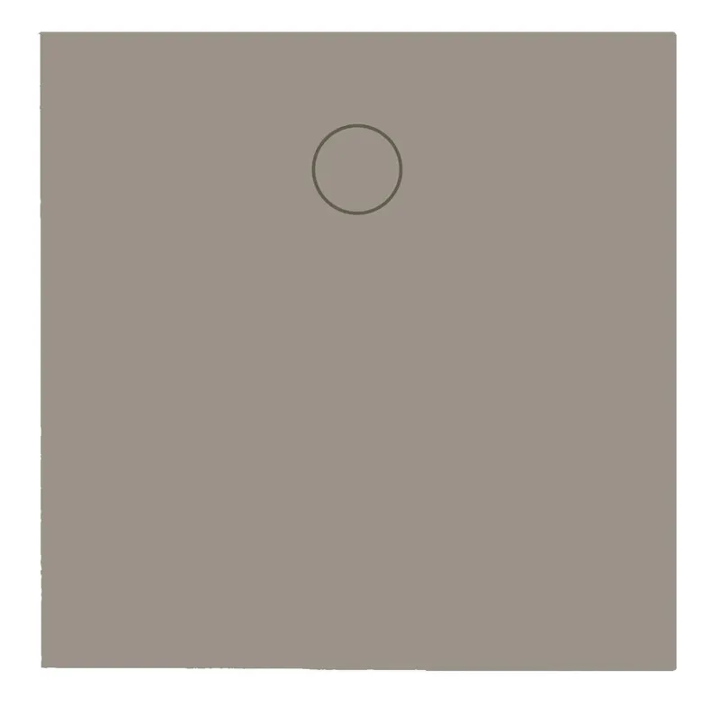 SCALIDO-Stahl-Duschfläche bodeneben 900x900x30mm Cashmere