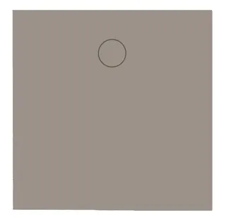 SCALIDO-Stahl-Duschfläche bodeneben 900x900x30mm Cashmere