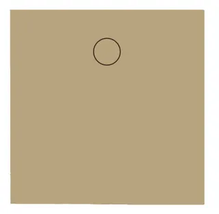SCALIDO-Stahl-Duschfläche bodeneben 900x900x30mm Beige