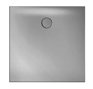 SCALIDO-Stahl-Duschfläche bodeneben GlasurPlus 1000x1000x30mm weiß