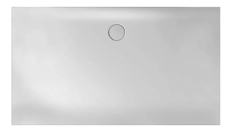 SCALIDO-Stahl-Duschfläche bodeneben mit Wannenträger 1400x900x30mm weiß