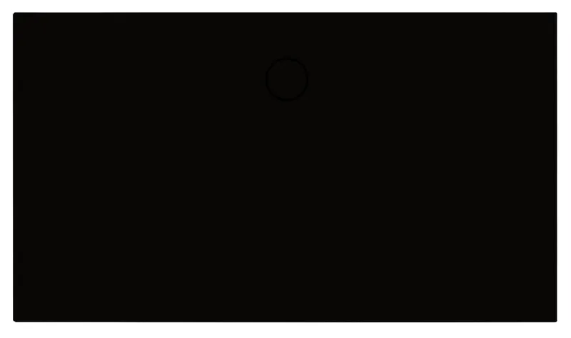 SCALIDO-Stahl-Duschfläche bodeneben 1400x800x30mm Anthracite