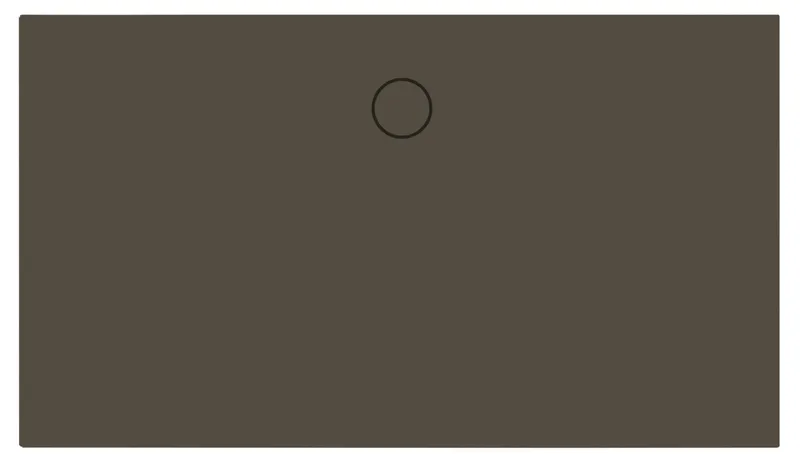 SCALIDO-Stahl-Duschfläche bodeneben GlasurPlus 1300x900x30mm Cashmere
